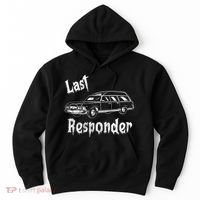 Last Responder Funny Old Classic Car Hoodie thumb 0
