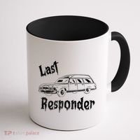 Last Responder Funny Old Classic Car Coffee Mug thumb 1