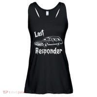 Last Responder Funny Old Classic Car Ladies Essential Flowy Tank thumb 0