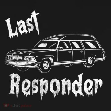 Last Responder Funny Old Classic Car Ornament
