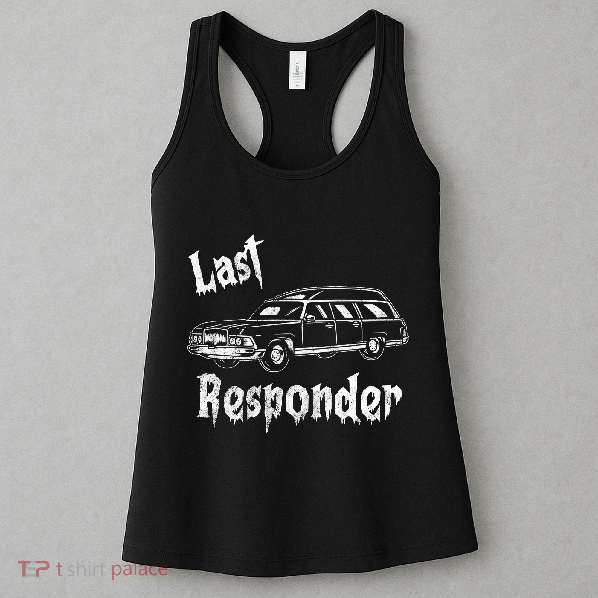 Last Responder Funny Old Classic Car Women's Tank Top