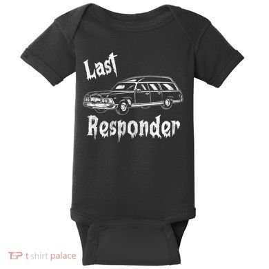 Last Responder Funny Old Classic Car Baby Bodysuit