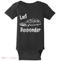 Last Responder Funny Old Classic Car Baby Bodysuit thumb 0