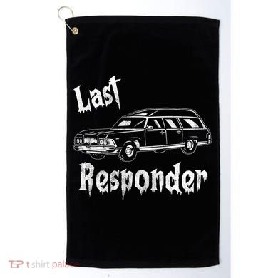 Last Responder Funny Old Classic Car Golf Towel