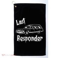 Last Responder Funny Old Classic Car Golf Towel thumb 0