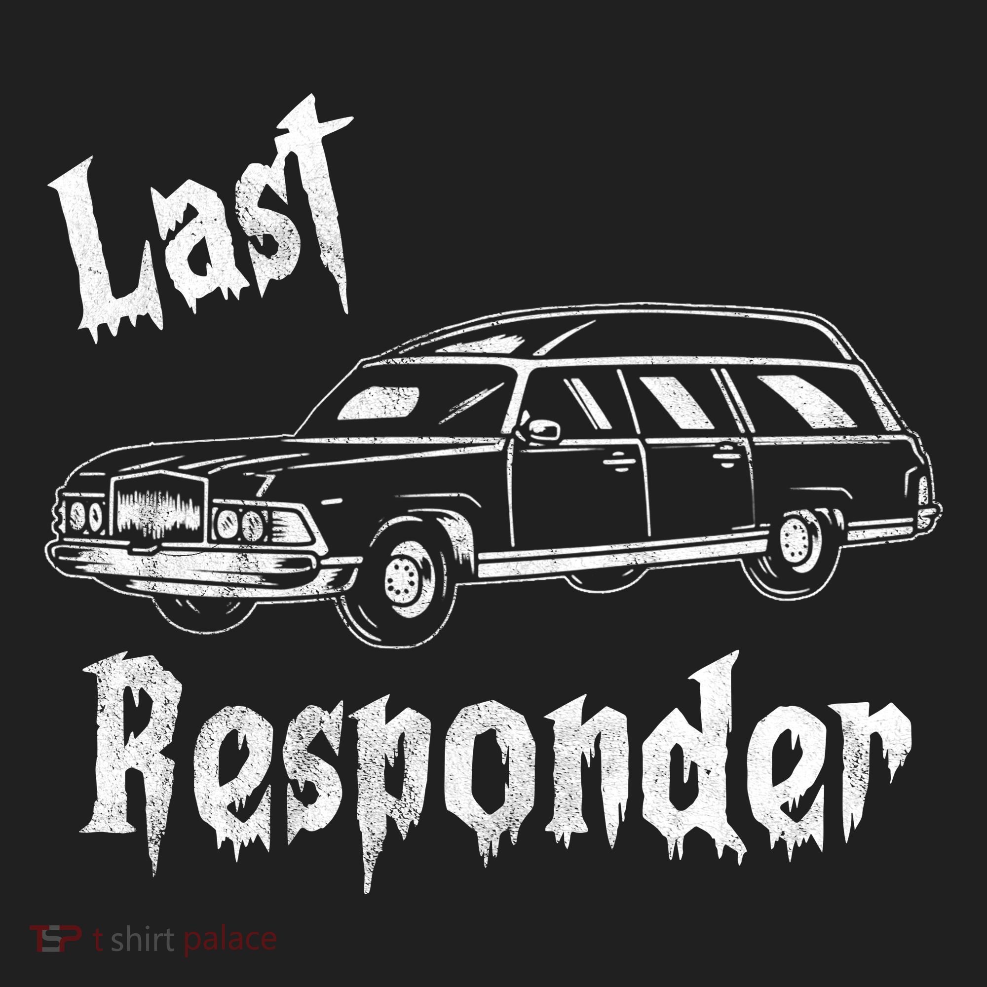 Last Responder Funny Old Classic Car Golf Towel