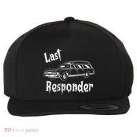 Last Responder Funny Old Classic Car Wool Snapback Cap thumb 0