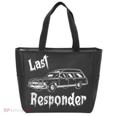 Last Responder Funny Old Classic Car Tote Bag
