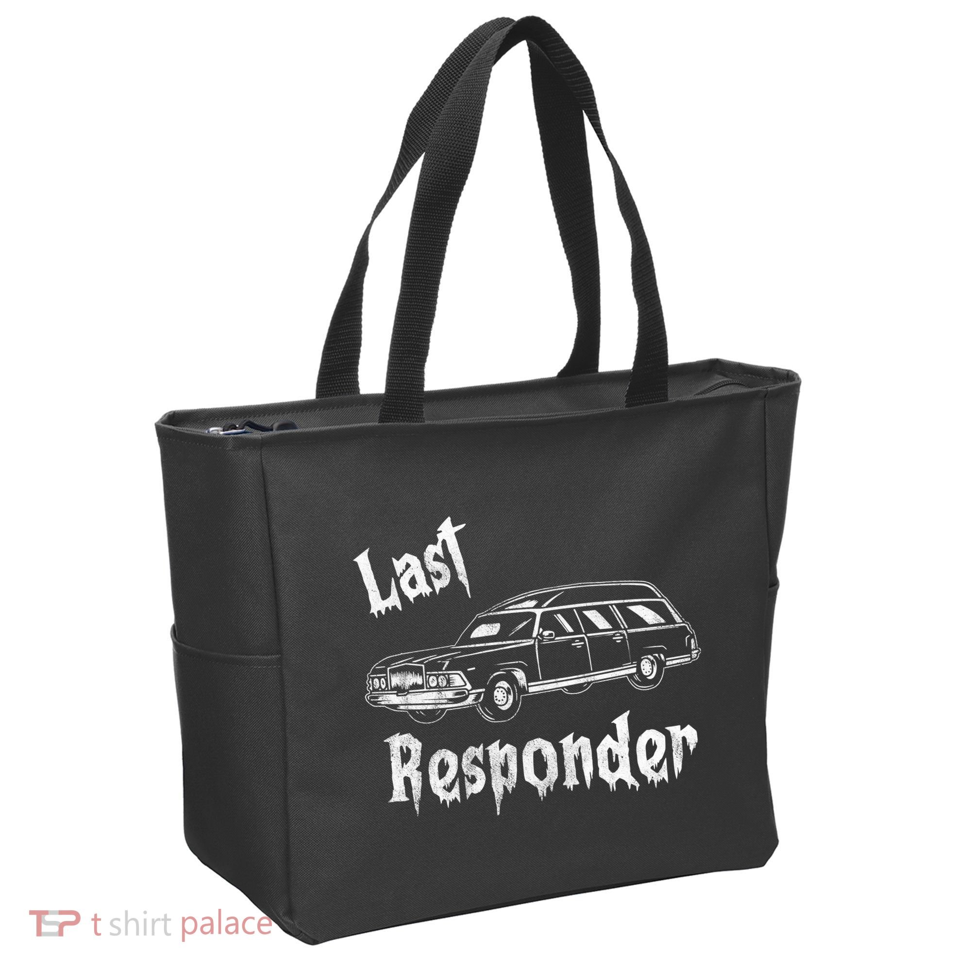 Last Responder Funny Old Classic Car Tote Bag