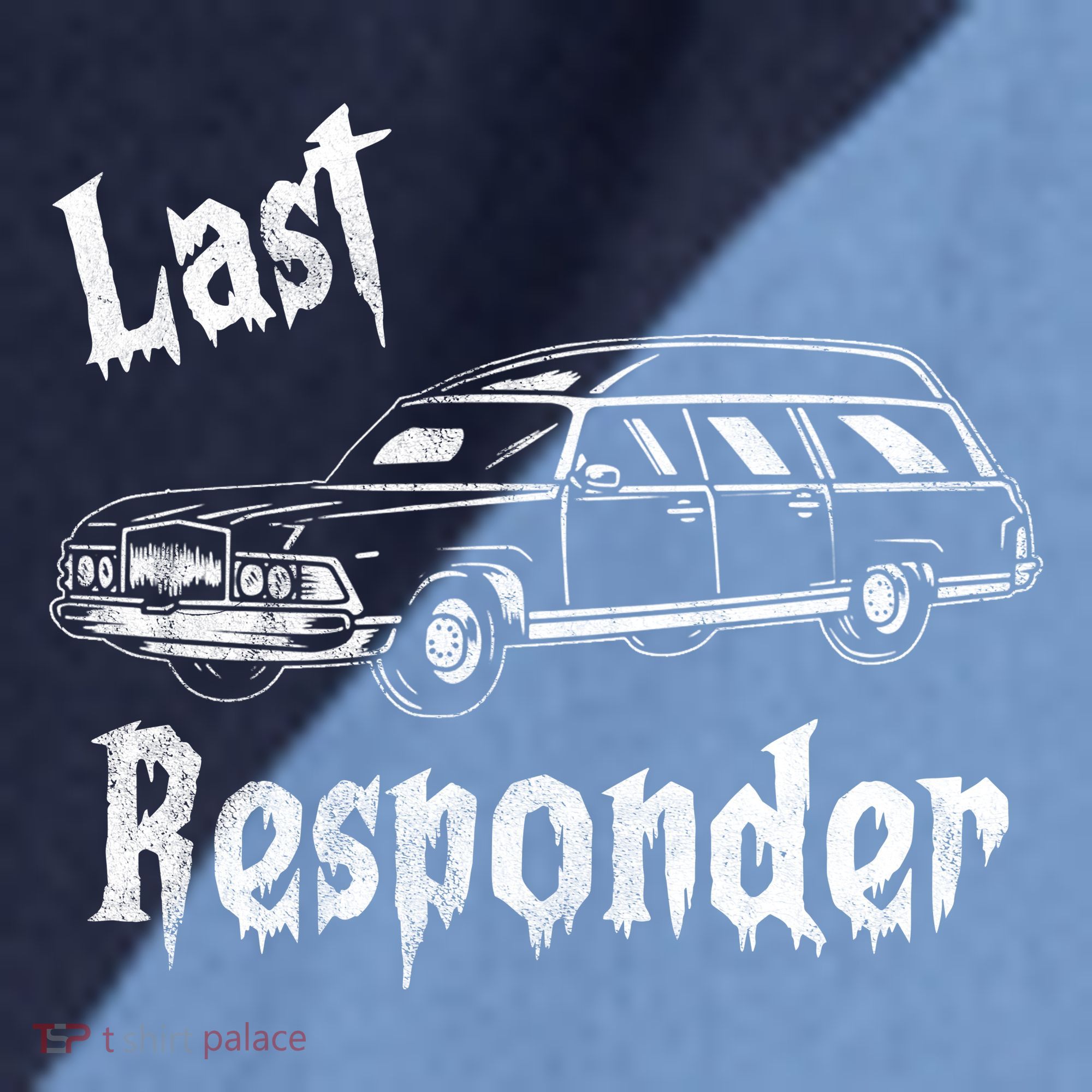 Last Responder Funny Old Classic Car Raglan Baseball Sleeve Shirt