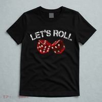 LetS Roll Funny Red Dice Craps Game Night T-Shirt thumb 5