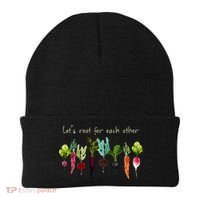 Lets Root For Each Other And Watch Each Other Grow Plants Beanie thumb 0