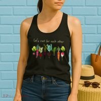 Lets Root For Each Other And Watch Each Other Grow Plants Women's Tank Top thumb 2