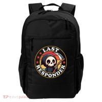 Last Responder Funny Mortician Grim Reaper Backpack thumb 0