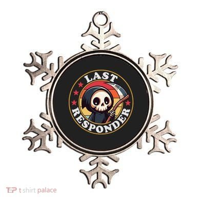 Last Responder Funny Mortician Grim Reaper Ornament