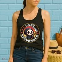 Last Responder Funny Mortician Grim Reaper Women's Tank Top thumb 2