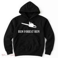 Lumberjack Run Forest Run Chainsaw Logger Arborist Hoodie thumb 0