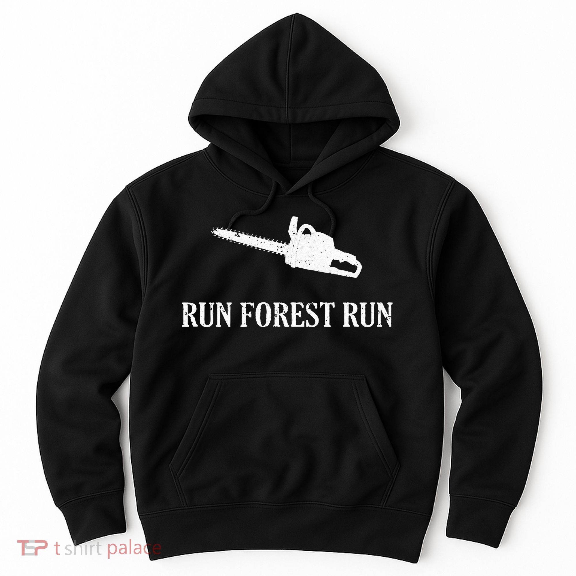 Lumberjack Run Forest Run Chainsaw Logger Arborist Hoodie