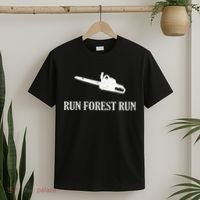 Lumberjack Run Forest Run Chainsaw Logger Arborist T-Shirt thumb 2
