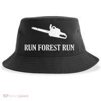 Lumberjack Run Forest Run Chainsaw Logger Arborist Sustainable Bucket Hat thumb 0