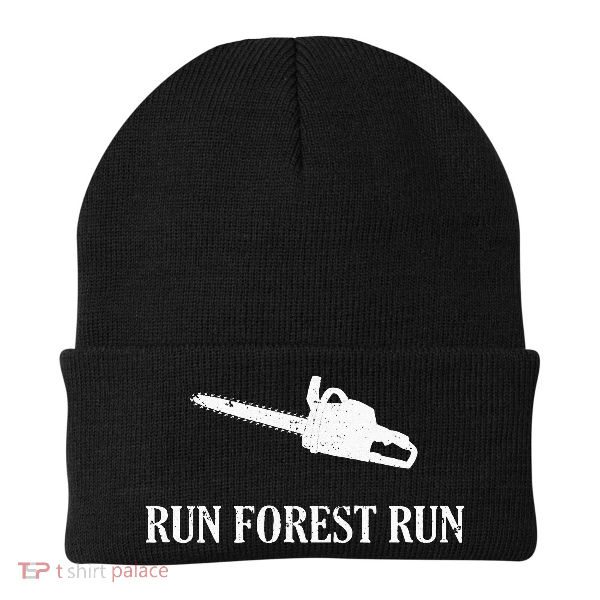 Lumberjack Run Forest Run Chainsaw Logger Arborist Beanie