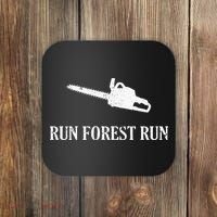 Lumberjack Run Forest Run Chainsaw Logger Arborist Coaster thumb 0
