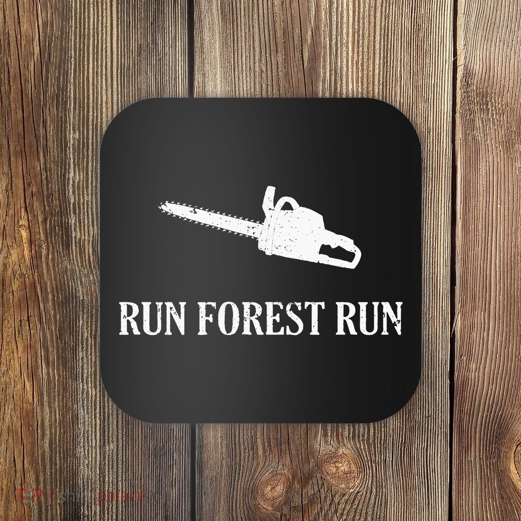 Lumberjack Run Forest Run Chainsaw Logger Arborist Coaster