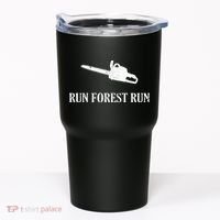 Lumberjack Run Forest Run Chainsaw Logger Arborist Tumbler thumb 0