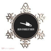 Lumberjack Run Forest Run Chainsaw Logger Arborist Ornament thumb 0