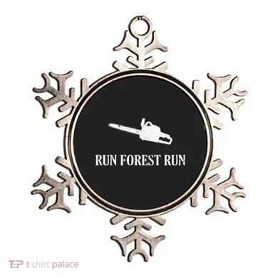 Lumberjack Run Forest Run Chainsaw Logger Arborist Ornament