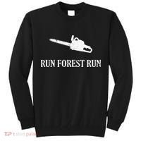 Lumberjack Run Forest Run Chainsaw Logger Arborist Tall Sweatshirt thumb 0