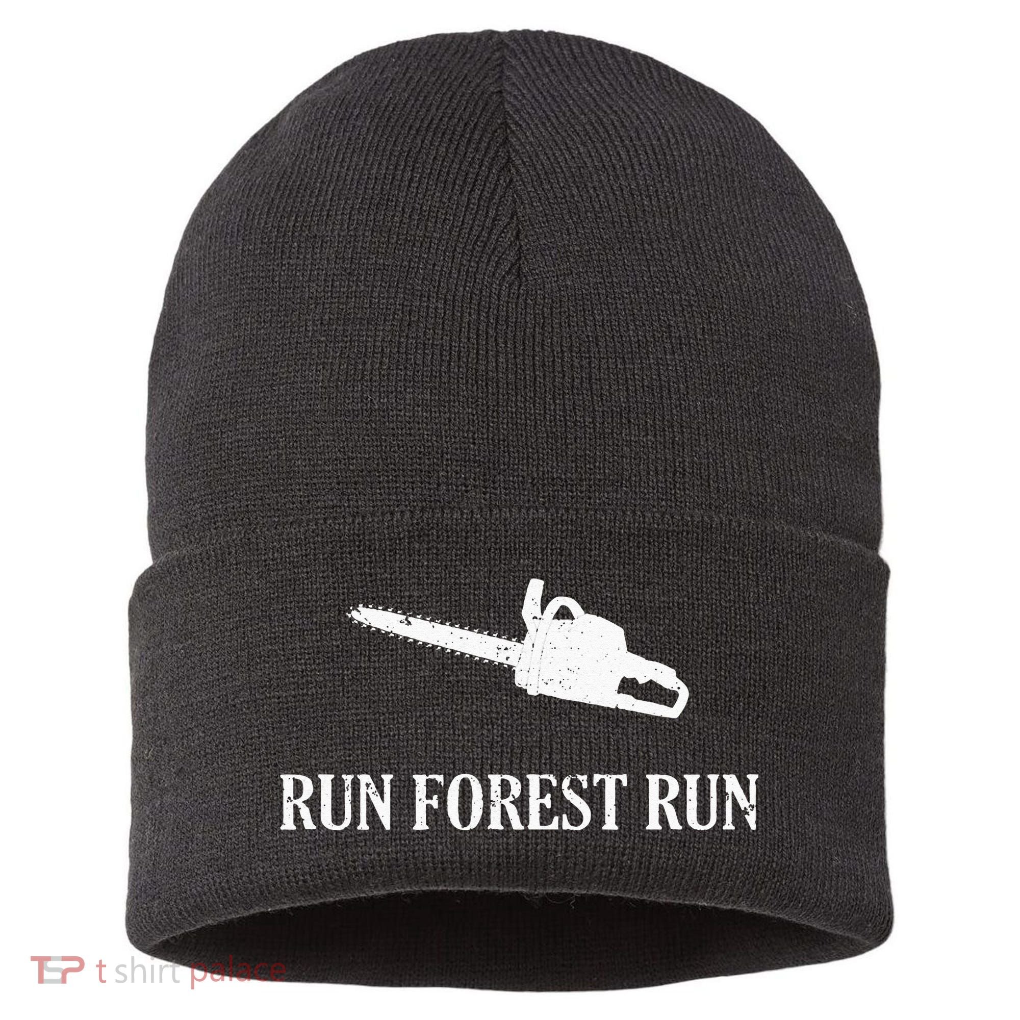 Lumberjack Run Forest Run Chainsaw Logger Arborist Sustainable Knit Beanie