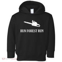 Lumberjack Run Forest Run Chainsaw Logger Arborist Toddler Hoodie thumb 0
