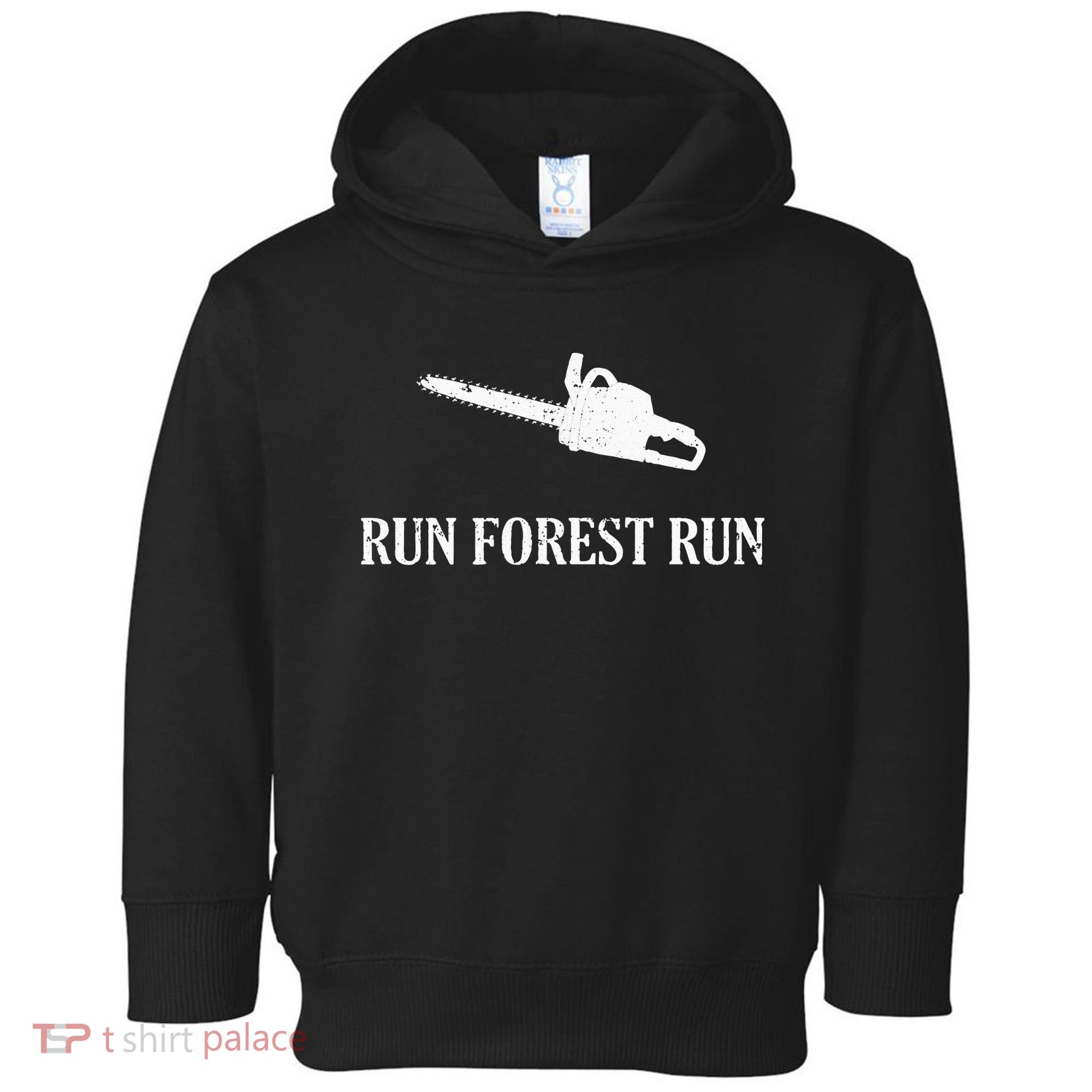 Lumberjack Run Forest Run Chainsaw Logger Arborist Toddler Hoodie