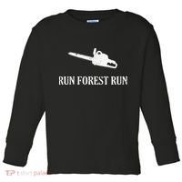 Lumberjack Run Forest Run Chainsaw Logger Arborist Toddler Long Sleeve Shirt thumb 0
