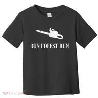 Lumberjack Run Forest Run Chainsaw Logger Arborist Toddler T-Shirt thumb 0