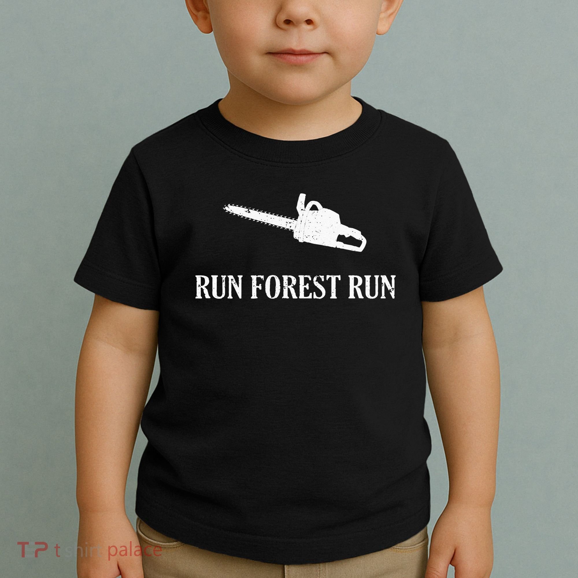 Lumberjack Run Forest Run Chainsaw Logger Arborist Toddler T-Shirt