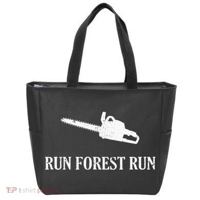 Lumberjack Run Forest Run Chainsaw Logger Arborist Tote Bag