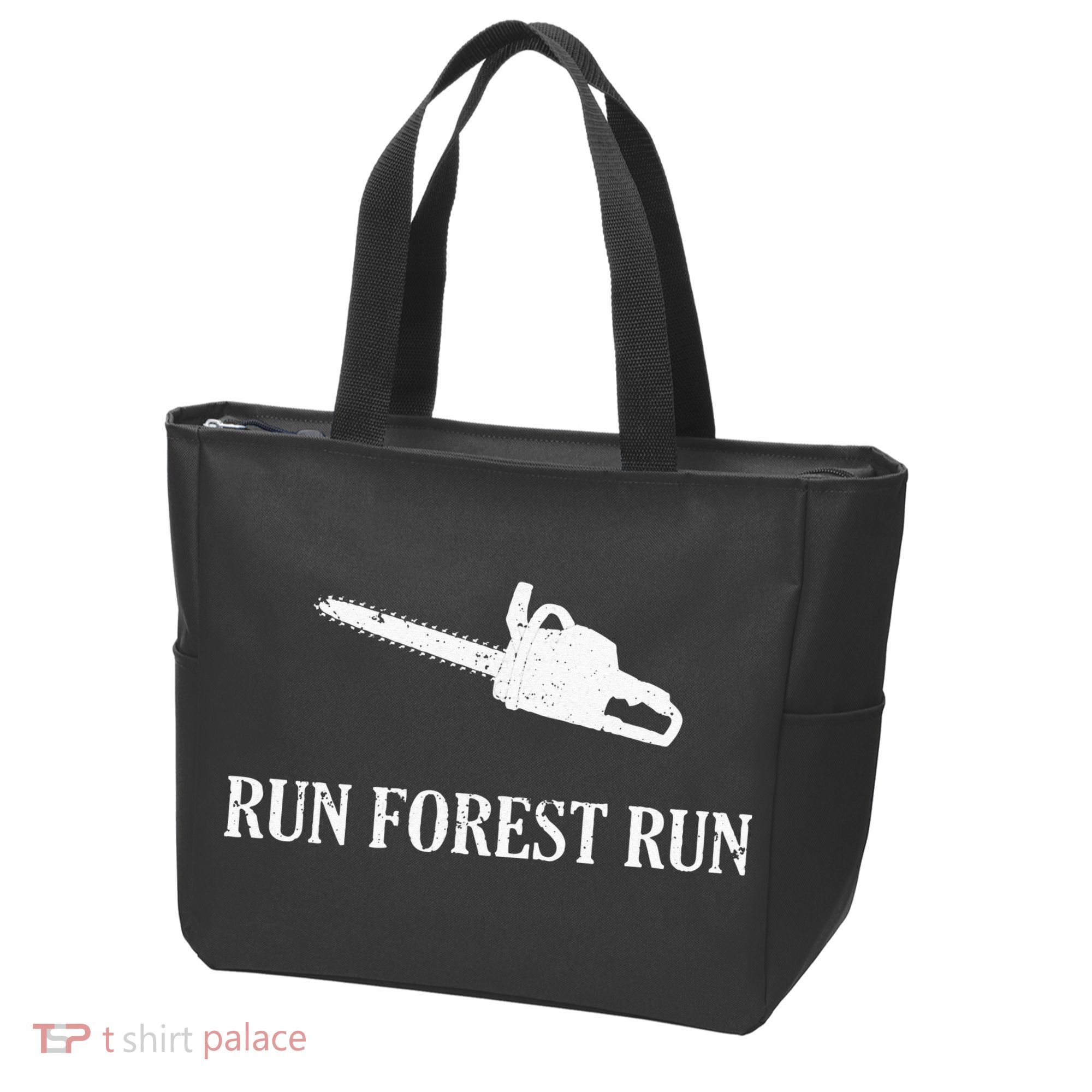 Lumberjack Run Forest Run Chainsaw Logger Arborist Tote Bag