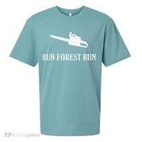 Lumberjack Run Forest Run Chainsaw Logger Arborist Sueded Cloud Jersey T-Shirt thumb 0