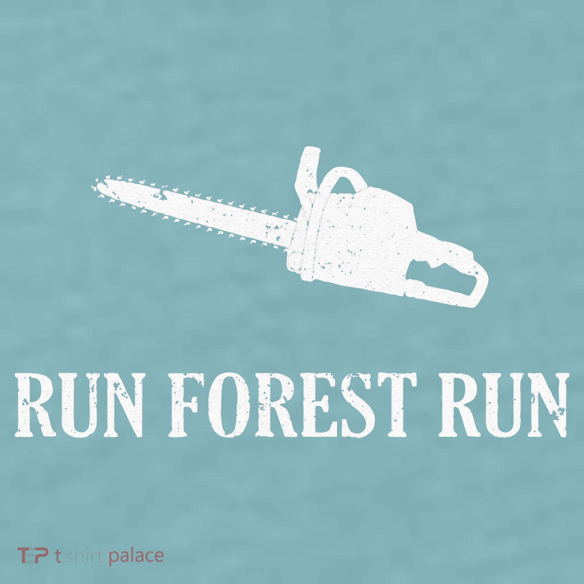 Lumberjack Run Forest Run Chainsaw Logger Arborist Sueded Cloud Jersey T-Shirt