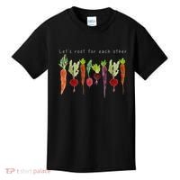 Lets Root For Each Other Vegetable Quote Kids T-Shirt thumb 0
