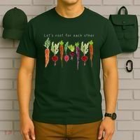 Lets Root For Each Other Vegetable Quote T-Shirt thumb 6
