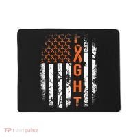 Leukemia Ribbon Fight American Flag Leukemia Awareness Mousepad thumb 0