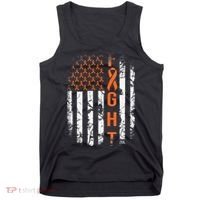 Leukemia Ribbon Fight American Flag Leukemia Awareness Tank Top thumb 0