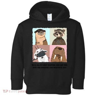 Lylla Rocket Floor Teefs Into The Forever And Beautiful Sky Rock Toddler Hoodie