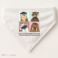 Lylla Rocket Floor Teefs Into The Forever And Beautiful Sky Rock USA-Made Doggie Bandana thumb 0