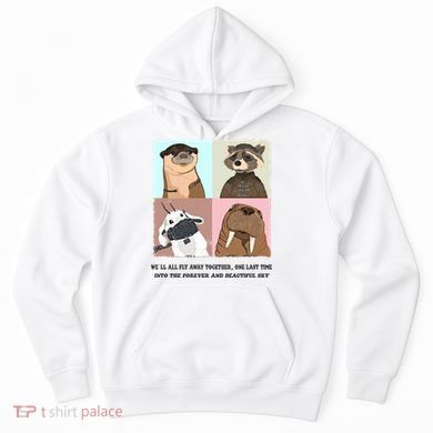 Lylla Rocket Floor Teefs Into The Forever And Beautiful Sky Rock Hoodie