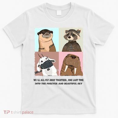 Lylla Rocket Floor Teefs Into The Forever And Beautiful Sky Rock T-Shirt
