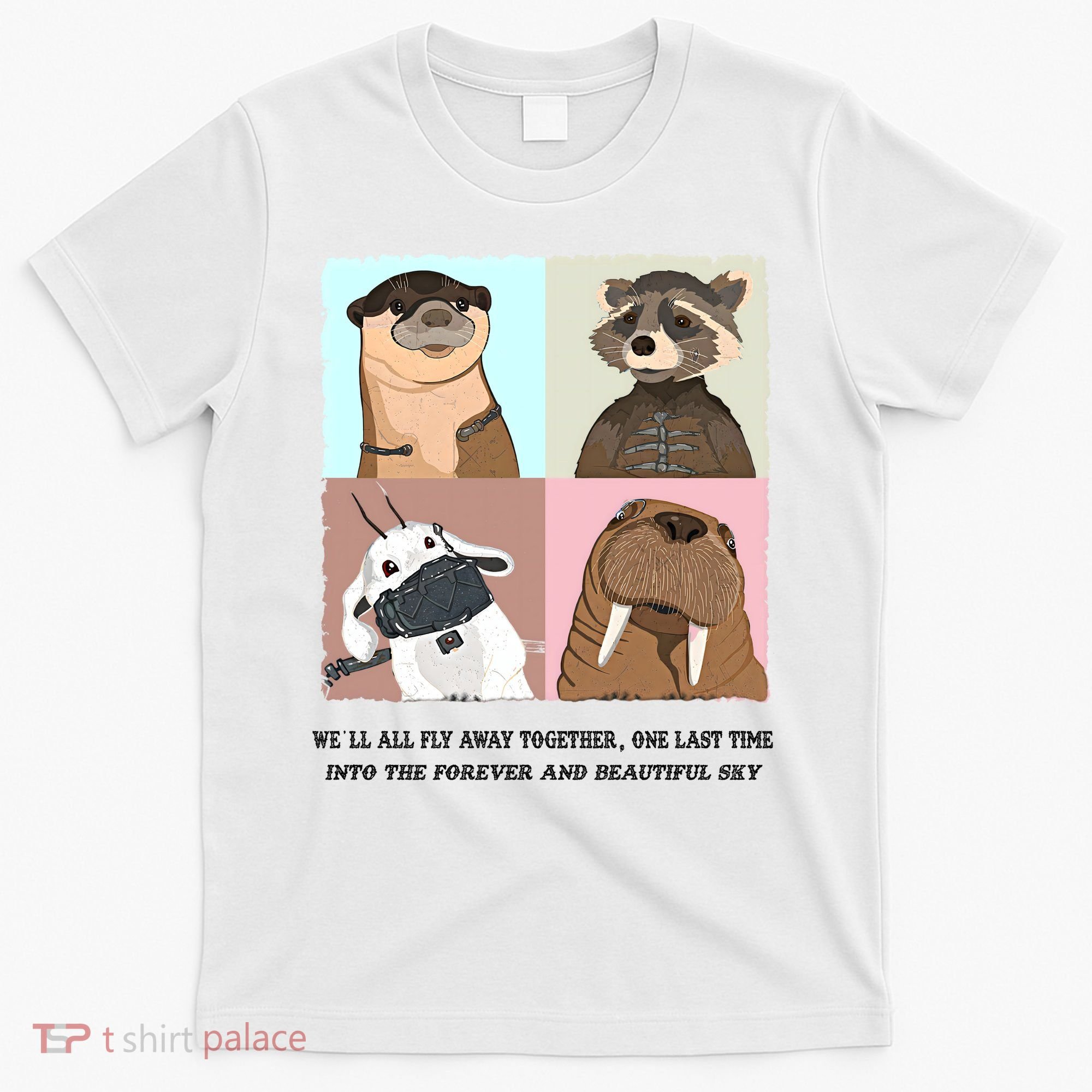 Lylla Rocket Floor Teefs Into The Forever And Beautiful Sky Rock T-Shirt